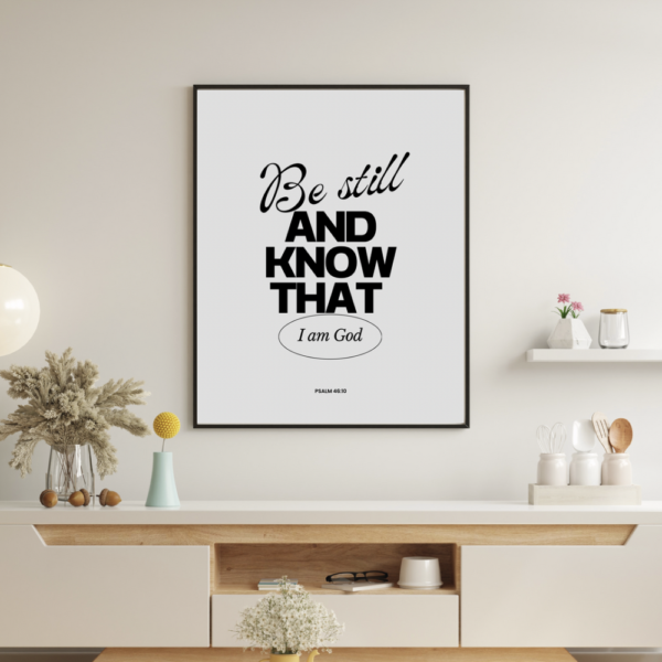 Be Still – Psalms 46:10 Wall Art - Image 3