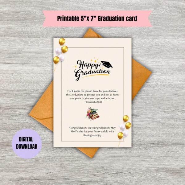 Graduation Greeting Card - Image 2