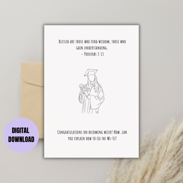 Printable Graduation Card - Image 3