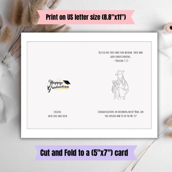 Printable Graduation Card - Image 4