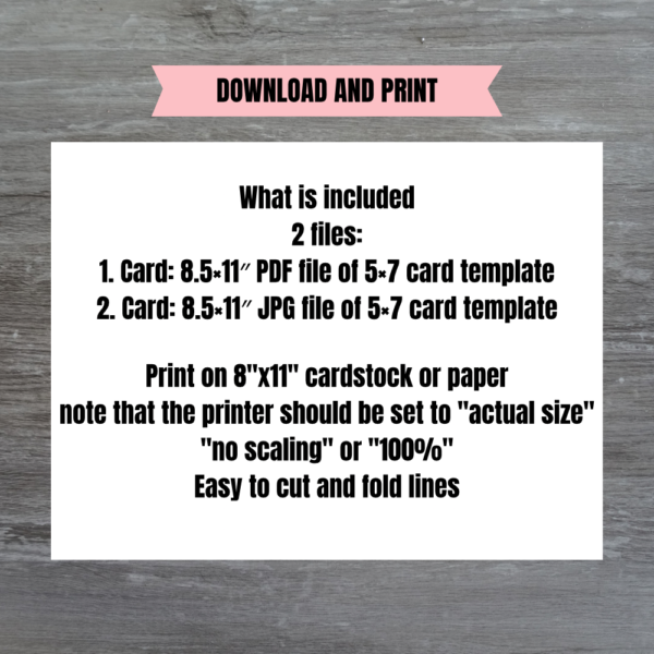 Numbers 6:24-25 birthday Printable Card - Image 5